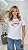 TSHIRT FEMININA GRATIDÃO APLICAÇÃO EM PÉROLAS - BRANCA - Imagem 4