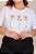TSHIRT PLUS SIZE FÉ AMOR PAZ PÉROLA - BRANCA - Imagem 1