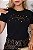 TSHIRT AMOR PÉROLAS -PRETA - Imagem 1