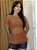 BLUSA FEMININA ARRASTÃO - TERRA COTA - Imagem 4