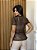 BLUSA FEMININA ARRASTÃO - CHOCOLATE - Imagem 2