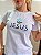 TSHIRT JESUS FLOR BORDADA - BRANCA - Imagem 1