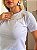 TSHIRT BORDADA PROTEGIDA - BRANCA - Imagem 1