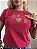 TSHIRT BORDADA DEUS - ROSA PINK - Imagem 1