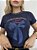 TSHIRT LOVE LAÇO PEDRARIA - AZUL MARINHO - Imagem 1