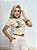 TSHIRT BORDADA ARRISQUE-SE GALHOS FLORES - NUDE - Imagem 4