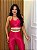 CONJUNTO FITNESS CALÇA E TOP SHINE - ROSA PINK - Imagem 3
