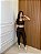CONJUNTO FITNESS CALÇA E TOP SHINE - MARROM - Imagem 4