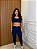 CONJUNTO FITNESS CALÇA E TOP SUPLEX - AZUL - Imagem 1