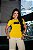 TSHIRT BRASIL BANDEIRA BORDADA LANTEJOULAS - AMARELA - Imagem 2