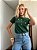 TSHIRT TOTAL GIRASSÓIS BORDADO - VERDE - Imagem 2