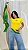 TSHIRT BRASIL BANDEIRA BORDADA - AMARELA - Imagem 8