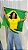 TSHIRT BRASIL BANDEIRA BORDADA - AMARELA - Imagem 2