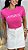 TSHIRT AMORE CEREJA BORDADA - ROSA PINK - Imagem 1