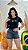 TSHIRT BRASIL ESTRELAS BORDADA - PRETA - Imagem 1