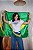 TSHIRT BRASIL BANDEIRA CORAÇÃO PEDRARIA - BRANCA - Imagem 3