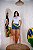 TSHIRT BRASIL BANDEIRA BORDADA - BRANCA - Imagem 2