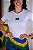 TSHIRT BRASIL BANDEIRA BORDADA - BRANCA - Imagem 3