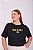 TSHIRT NO ALGODÃO PLUS SIZE BORDADA BRASIL BANDEIRA-PRETA - Imagem 3