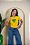 TSHIRT BRASIL CORAÇÃO 3D - AMARELO - Imagem 3