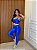 CONJUNTO FITNESS CALÇA E TOP SHINE - AZUL BIC - Imagem 1
