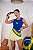 REGATA NA RIBANA BRASIL BORDADO 3D CORAÇÃO BANDEIRA- AZUL - Imagem 4