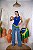 REGATA NA RIBANA BRAZILIAN GIRL BANDEIRA BORDADA 3D - AZUL - Imagem 3
