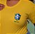 TSHIRT PLUS SIZE BORDADA BRASIL BRASÃO - AMARELA - Imagem 3