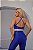 CONJUNTO FITNESS CALÇA E TOP SHINE - AZUL BIC - Imagem 3