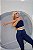 CONJUNTO FITNESS CALÇA E TOP SHINE - AZUL MARINHO - Imagem 4
