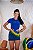 TSHIRT BRASIL PEDRARIA COLORS- AZUL - Imagem 2