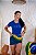 TSHIRT BRASIL PEDRARIA COLORS- AZUL - Imagem 4