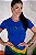 TSHIRT BRASIL PEDRARIA COLORS- AZUL - Imagem 1