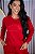 BLUSA MOLETOM BORDADO CALIFORNIA -VERMELHO - Imagem 1