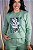 BLUSA MOLETOM MN TINTA GLITERIZADA - VERDE MENTA - Imagem 1