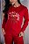 BLUSA MOLETOM BOTA LET´S GO GIRLS -VERMELHA - Imagem 1