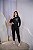 BLUSA MOLETOM FLOR ALTO RELEVO - PRETO - Imagem 2