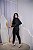 BLUSA MOLETOM FLOR ALTO RELEVO - PRETO - Imagem 4