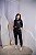 BLUSA MOLETOM FLOR ALTO RELEVO - PRETO - Imagem 3