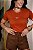 TSHIRT BORDADA LONGHORN - TERRA COTA - Imagem 1