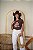 TSHIRT BORDADA BOTA BRUTA PEDRARIA - MARROM - Imagem 2