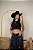 CROPPED REGATA COUNTRY NA RIBANA TXC ESTRELA - PRETA - Imagem 2