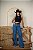 CROPPED REGATA COUNTRY NA RIBANA TEX FARM - PRETA - Imagem 3