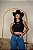 CROPPED REGATA COUNTRY NA RIBANA TEX FARM - PRETA - Imagem 2