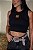 CROPPED REGATA COUNTRY NA RIBANA COWGIRL FERRADURA - PRETA - Imagem 1