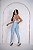 CONJUNTO FITNESS CALÇA E TOP SHINE - AZUL BEBÊ - Imagem 4