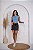 CROPPED REGATA NA RIBANA MIU MIU BORDADO - AZUL BEBÊ - Imagem 3