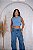 CROPPED REGATA NA RIBANA ALO BORDADO - AZUL BEBÊ - Imagem 2