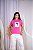TSHIRT ROMANTIZE SUA VIDA - ROSA CHICLETE - Imagem 2