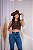 CROPPED REGATA COUNTRY NA RIBANA TOURO - MARROM - Imagem 2